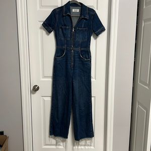 Reformation Georgia Denim Jumpsuit